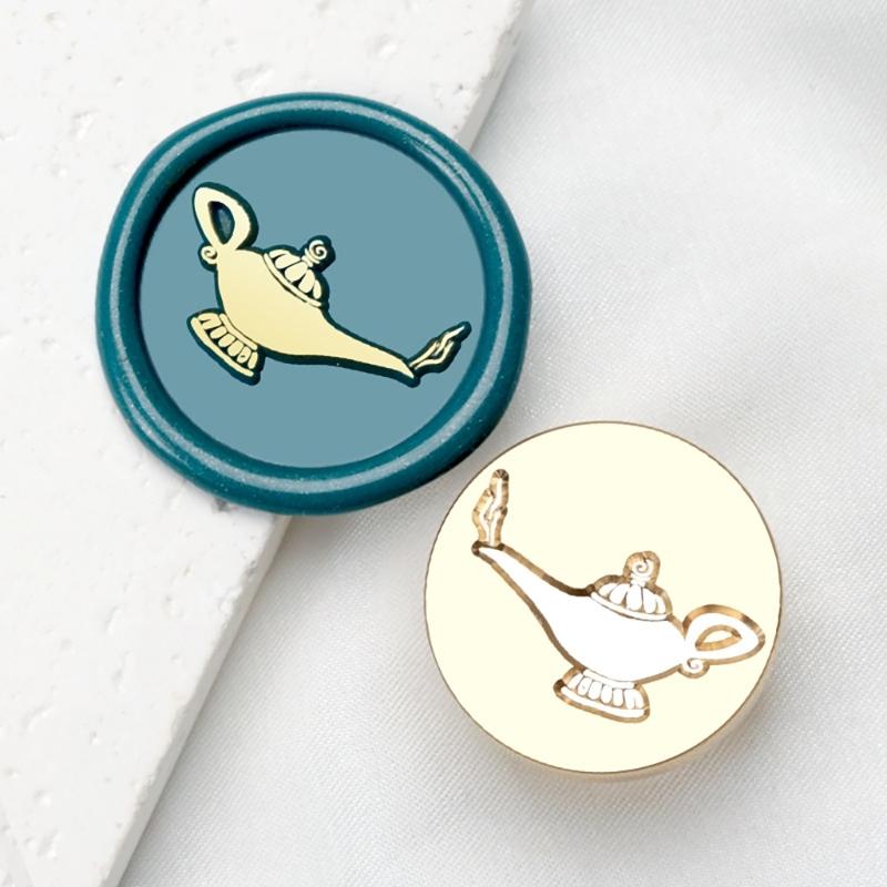 10Pcs Embossed Seal Stamp Head Scrapbooking Stamp Head for Appreciation Card Invitations Envelope Embellishment