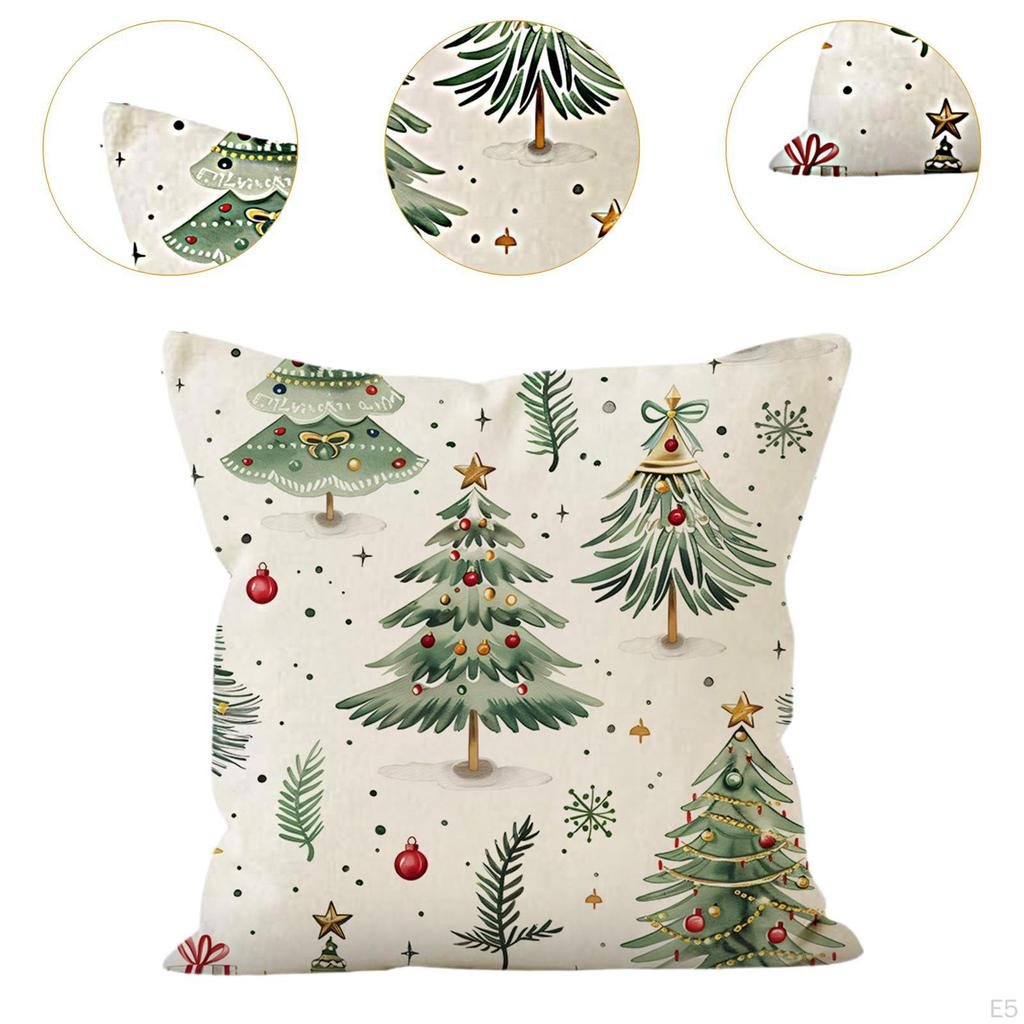 Christmas Decorative Pillow Cover for Home Use, Cushion Case Winter