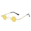 Retro Trend Metal Small Round Frame Prince Glasses Women'S Niche Personality Design Glasses Hip Hop Punk Sunglasses Sunglasses