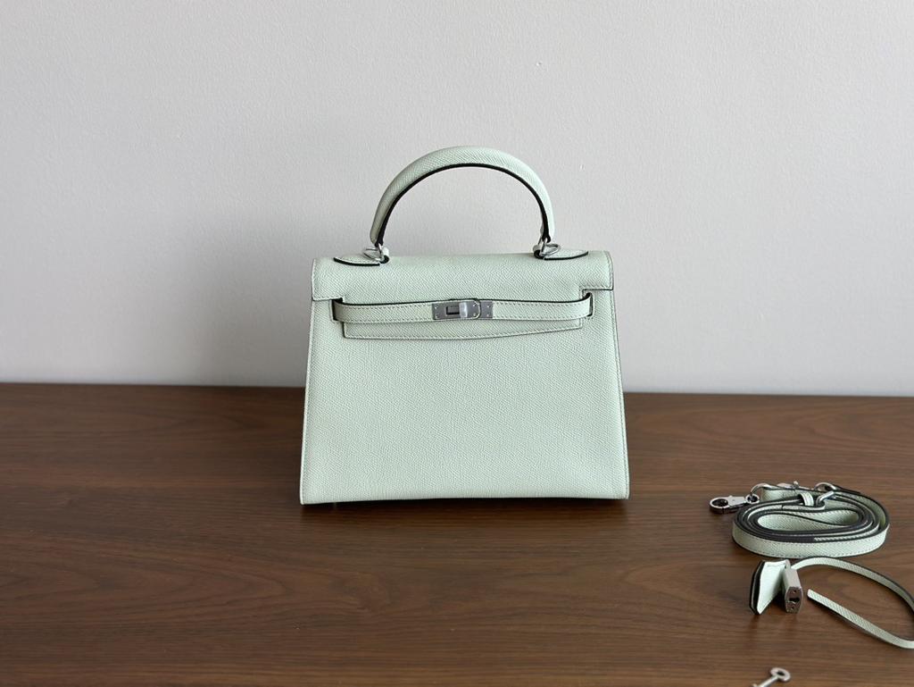 25cm Handgenähte Rindsleder Mode Ein-Schulter Tragetasche Vielseitige Allround Mini-Tasche