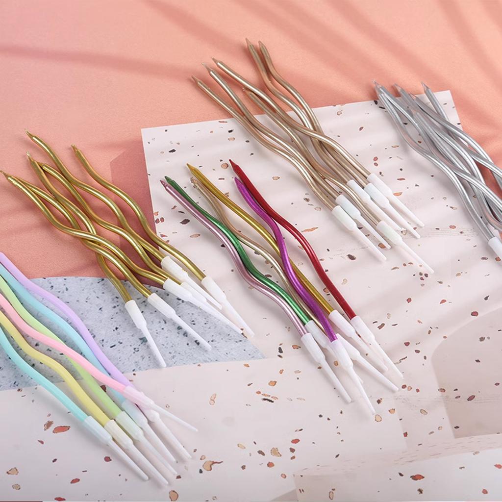 Spiral Cake Candles Birthday Parties And Cake Decorations Candles Birthday Baby Curved Cake Candles