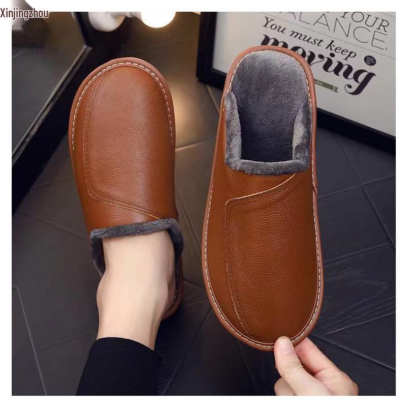 

Водонепроницаемые плюшевые зимние тапочки