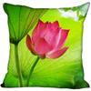 Luxury Home Decor Pillowcase Lotus Painting Art Pillowcase Living Room Sofa Cushion Cover