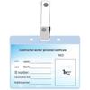 Worker ID Card Holder Set with Lanyards (20-Pack)
