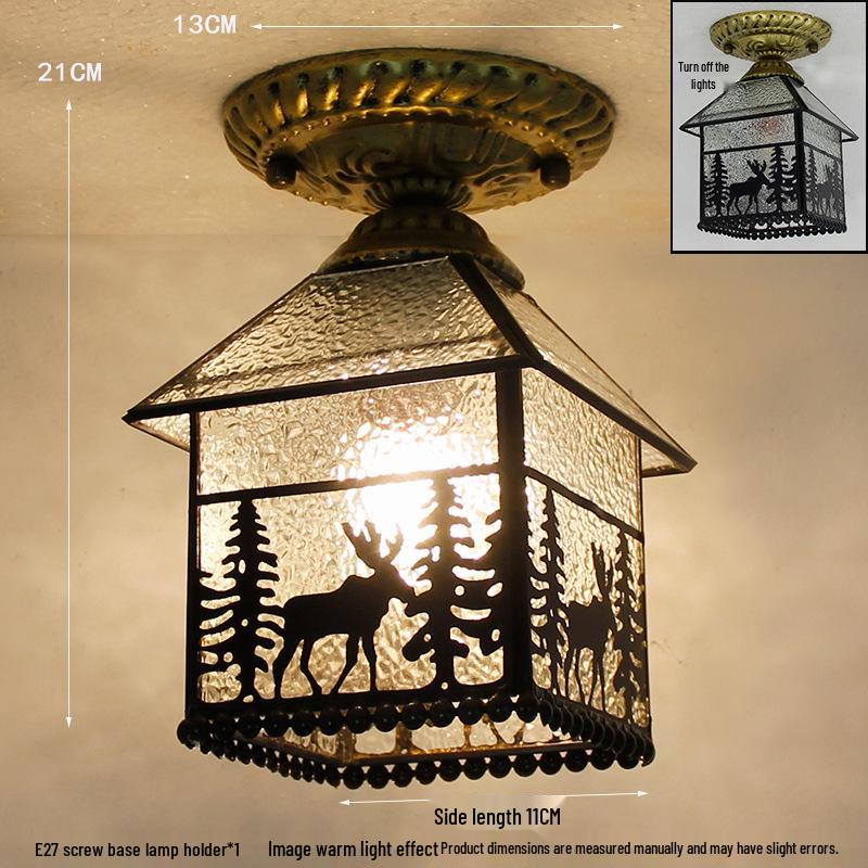 European Retro Ceiling Light - Decorative Lighting for Living Rooms, Bedrooms, Hallways & Stairwells with Free Shipping
