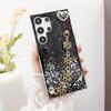 Premium sense applies to Samsung S25ultra mobile phone case s25 bracelet s23 Epoxy S24U glitter