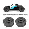 Aluminium Alloy Front Wheel Hex Hub Adapter for Axial  Rock Racer 90026 RC Car (Black)