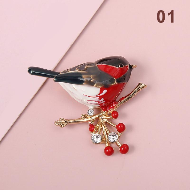 Women Party Animal Jewelry Accessories Quality Bird Brooch Multicolor Enamel Pin Women Girls Daily