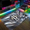 Juventus FC Design Kristall-Samt-Teppich Gemütlich Nicht?Rutschfester Teppich mit Aufdruck für Schlafzimmer Wohnzimmer Eingang