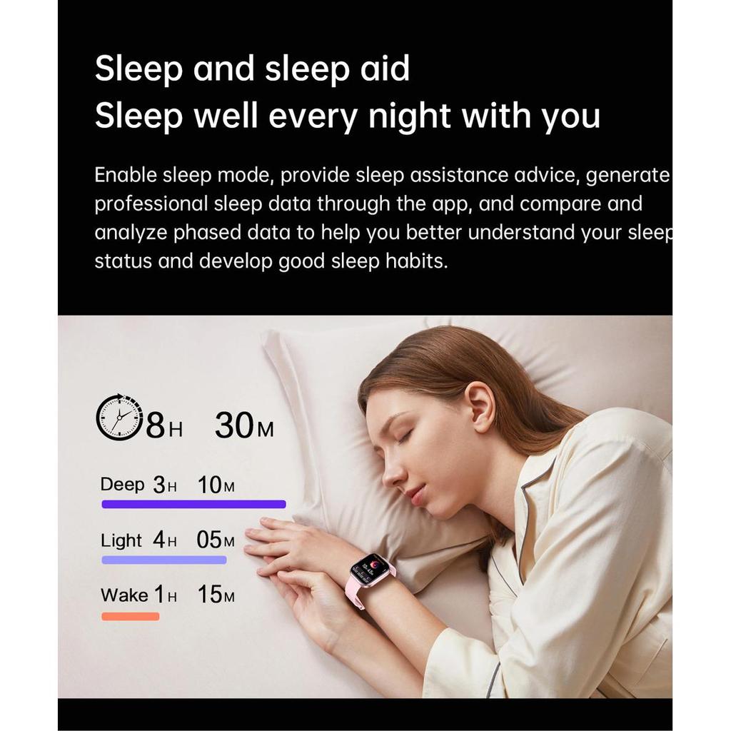 Smartwatch für Männer und Frauen, Geschenk, Voll-Touchscreen, Sport-Fitness-Uhren, Bluetooth-Anrufe, digitale Smartwatch