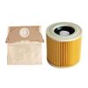 Air Dust Filters Bags Accessories Spare Parts for A2004 WD2.250 A2054 A2656 Vacuum Cleaner