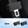 Car Interior Seat Belt Clip Buckle Suede Safety Belt Anti-Scrape Protective Sleeve Cover Modified Accessories