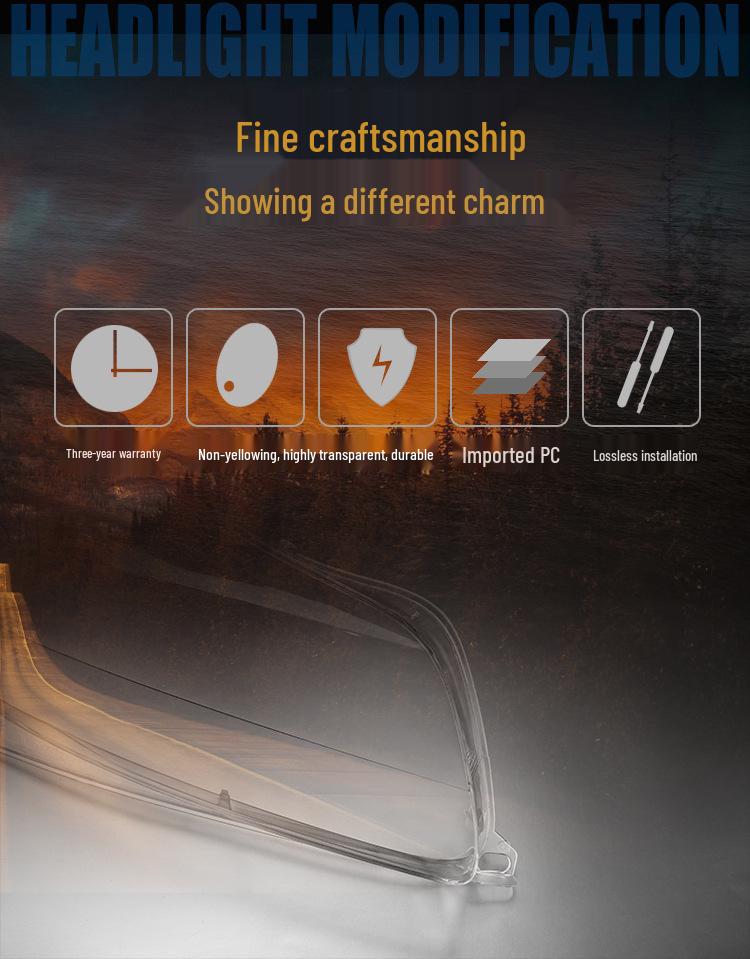 Scheinwerferlinsenabdeckung für 09-12 Buick Regal - Transparente Schale