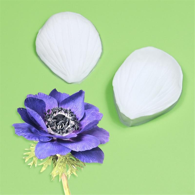 Silicone Fondant Molds Dessert Moulds Flower Petals Chocolate Molds Silicone Material Perfect Gift for DIY Bakings Lover