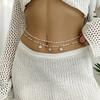 New Seashell Boho Waist Chain Starfish Beads Belly Chain Multilayer Pearl Bohemian Style Belt Women