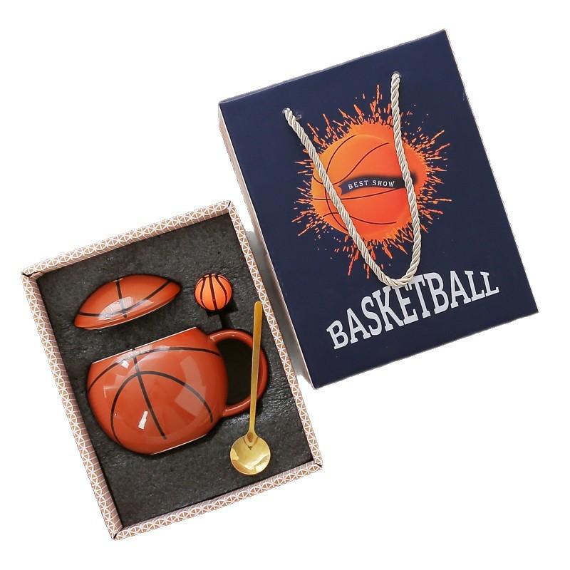 Basketball-Themen-Tasse Keramik Sport-Souvenir Geschenk für Männer 450ml Kreative Tasse