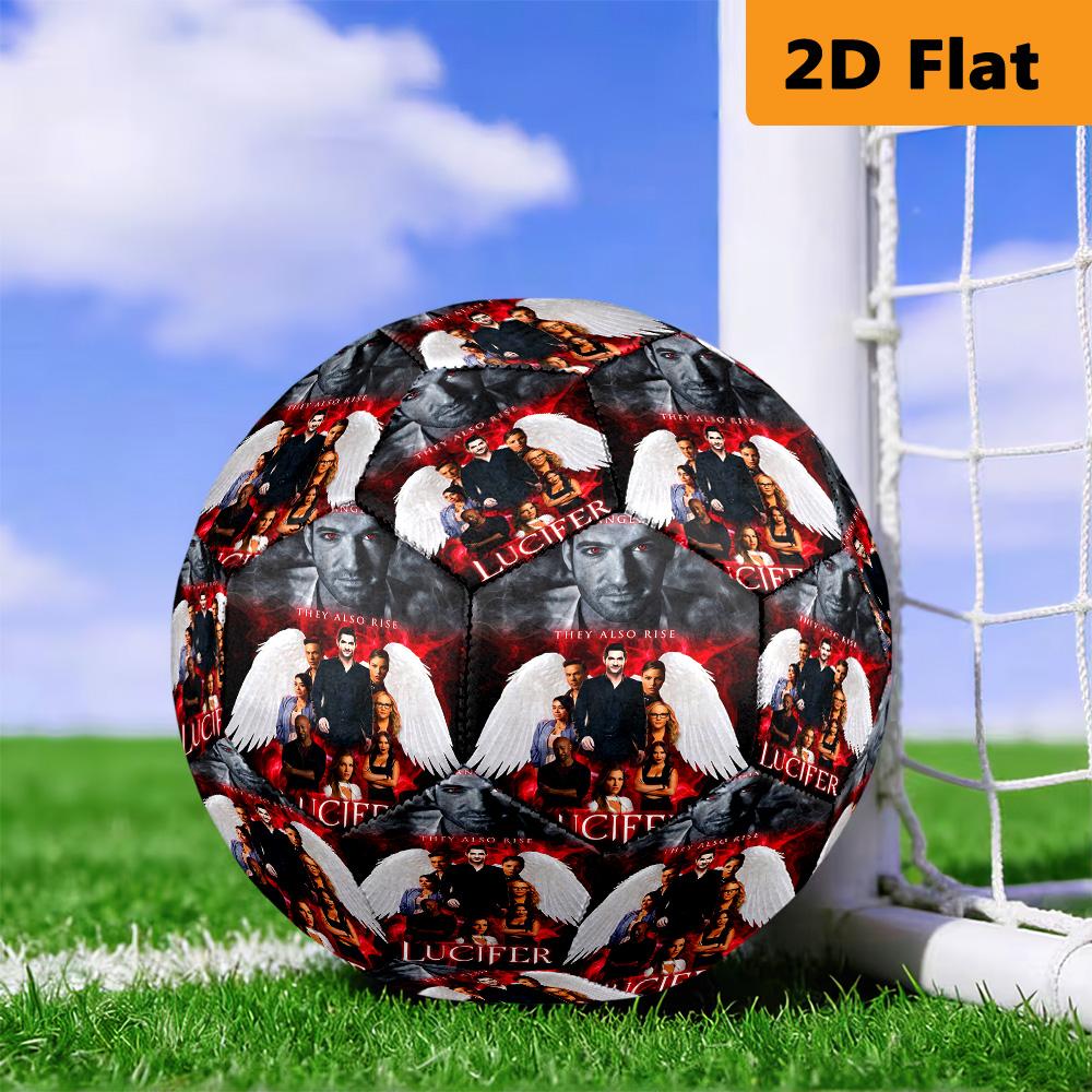 Fiery Romance City Soccer Ball Suitable for both training and competition High elasticity No. 5 football Wear-resistant and slip-resistant
