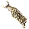1pc Mini Portable Vintage Brass Bull Keychain Ornament Statue Ornament Gift
