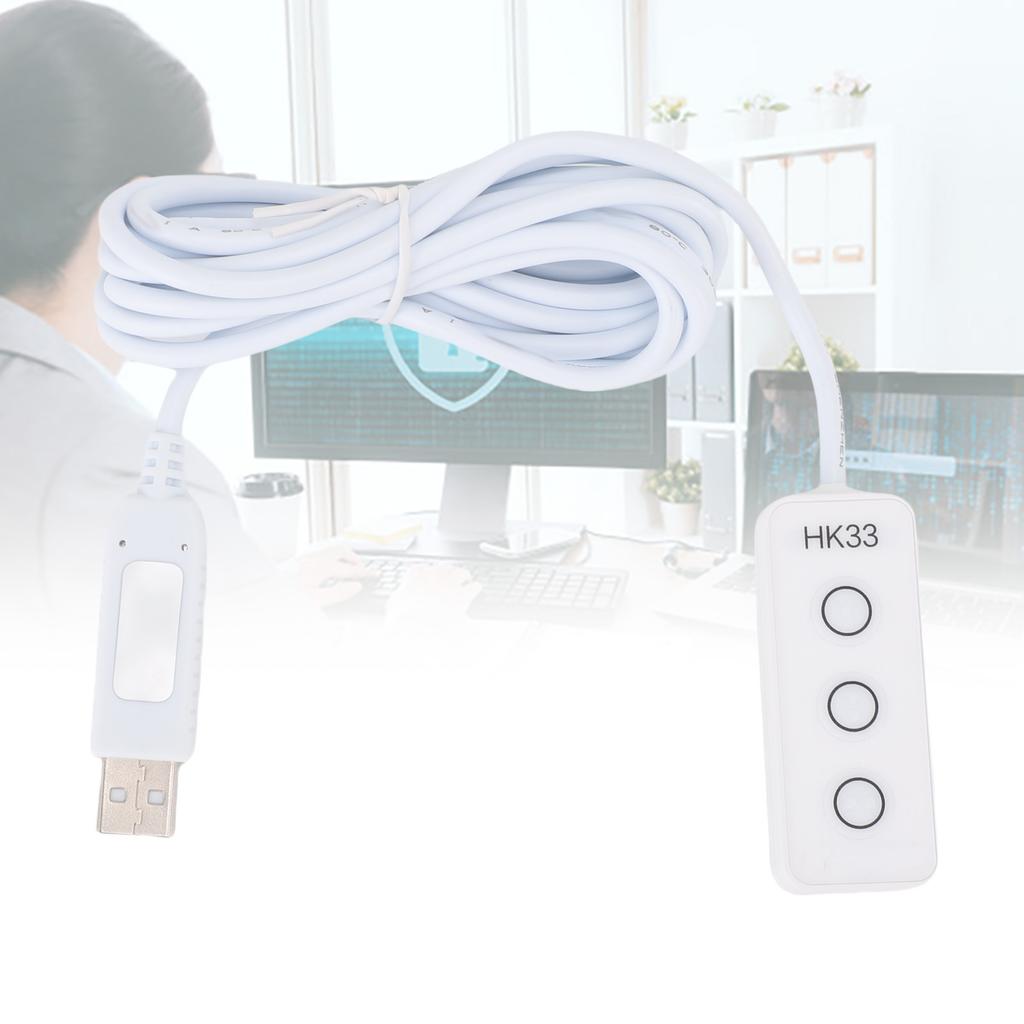 3 Key USB Keyboard Braille Design Custom Keyboard Mouse Multimedia Function USB NaMacro Programming Key for Work Gaming