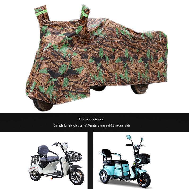 Electric Tricycle Sunshade: Thickened Heat Insulation Cover for Elderly Scooters