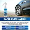Spray para eliminar óxido de automóviles, manchas de óxido, cuidado del automóvil, spray para eliminar óxido, pulimento limpiador descontaminante de óxido multiusos, superficies metálicas, removedor de óxido