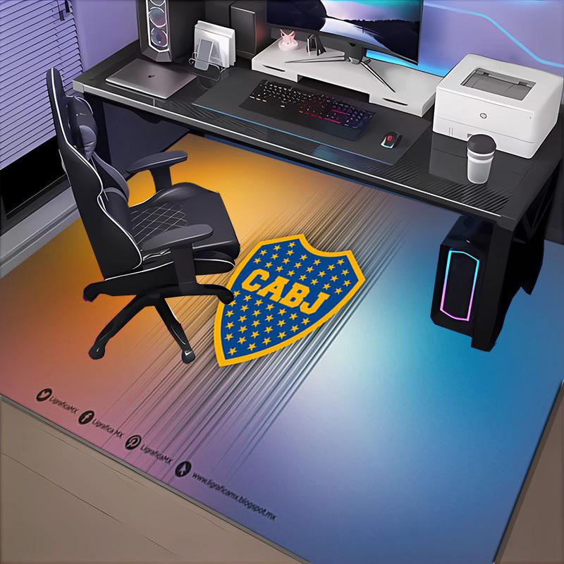 1PC Boca Juniors Crest Design Rug Game Carpet, Floor Mat for Bedroom Living Room Entryway Rug, Home Decor Idea Gift for Christmas Birthday