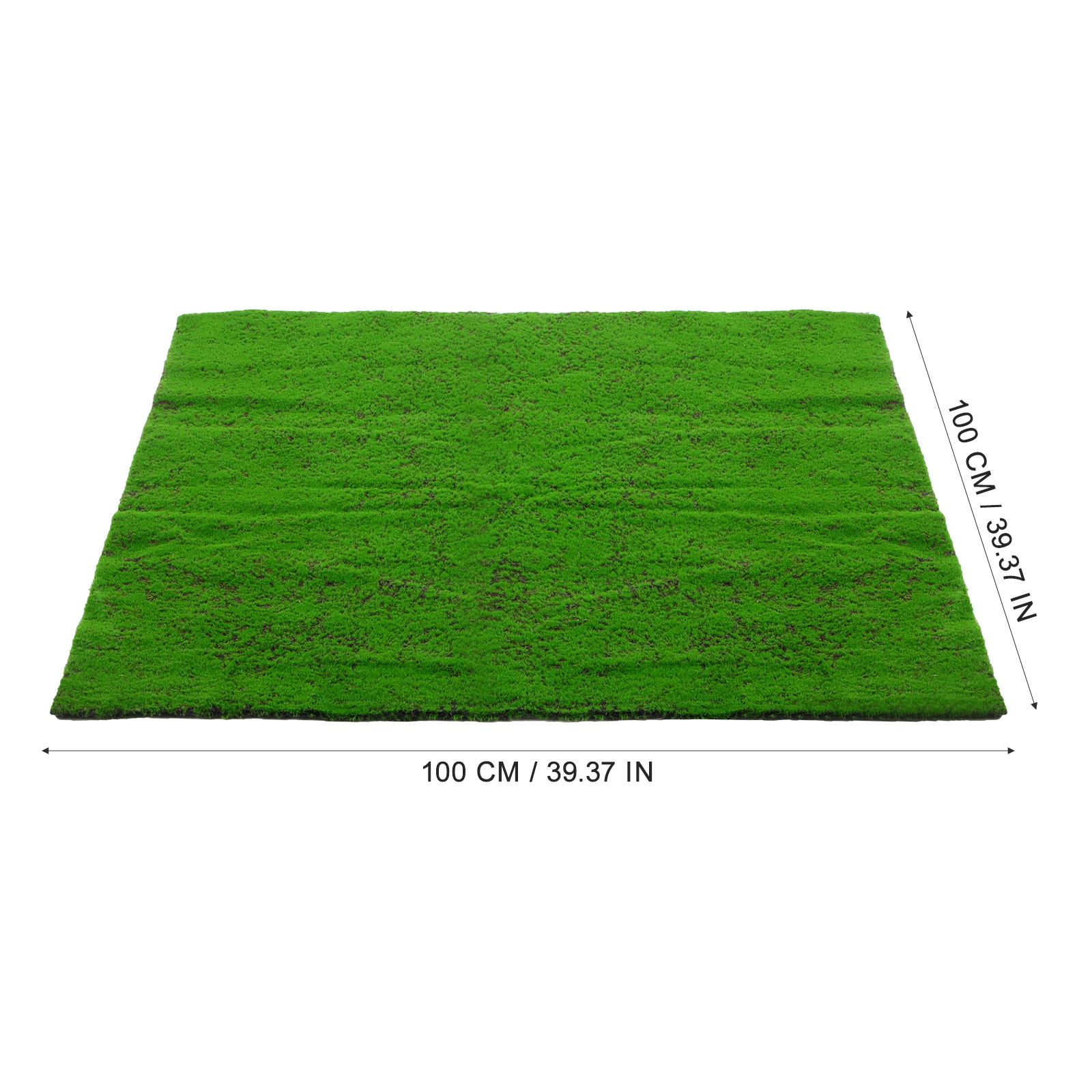 Simulation Green Plants Artificial Mosses Faux Moss Plastic Plants for Theme Decorating DIY Mini Landscaping Greenery Base зелёный