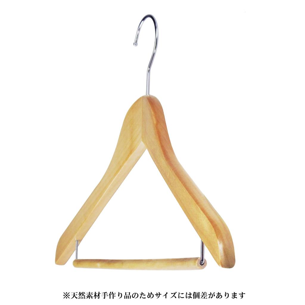 Natural Set of 10 your Slim Domestically Inspected NEEDS-itWooden Hangers, Finish, (Choose number), Design, Space-Saving,