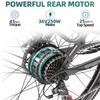 City Electric Bike BEKUP V2 25 Km/h Max Assisted Speed 75 Km Pedal-Assist Range 250W Rated Motor Power 125 Kg Maximum Load