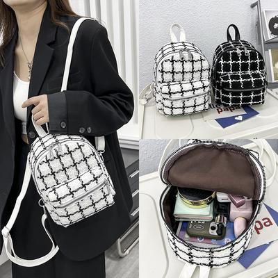 The Checkered Women's Backpack Is A Trendy and Fashionable Backpack