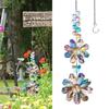 Sun Catcher Crystal Flower Sun Catcher Sun Beads Pendant Decoration Pendant For Room Patios Sunlight Radianting
