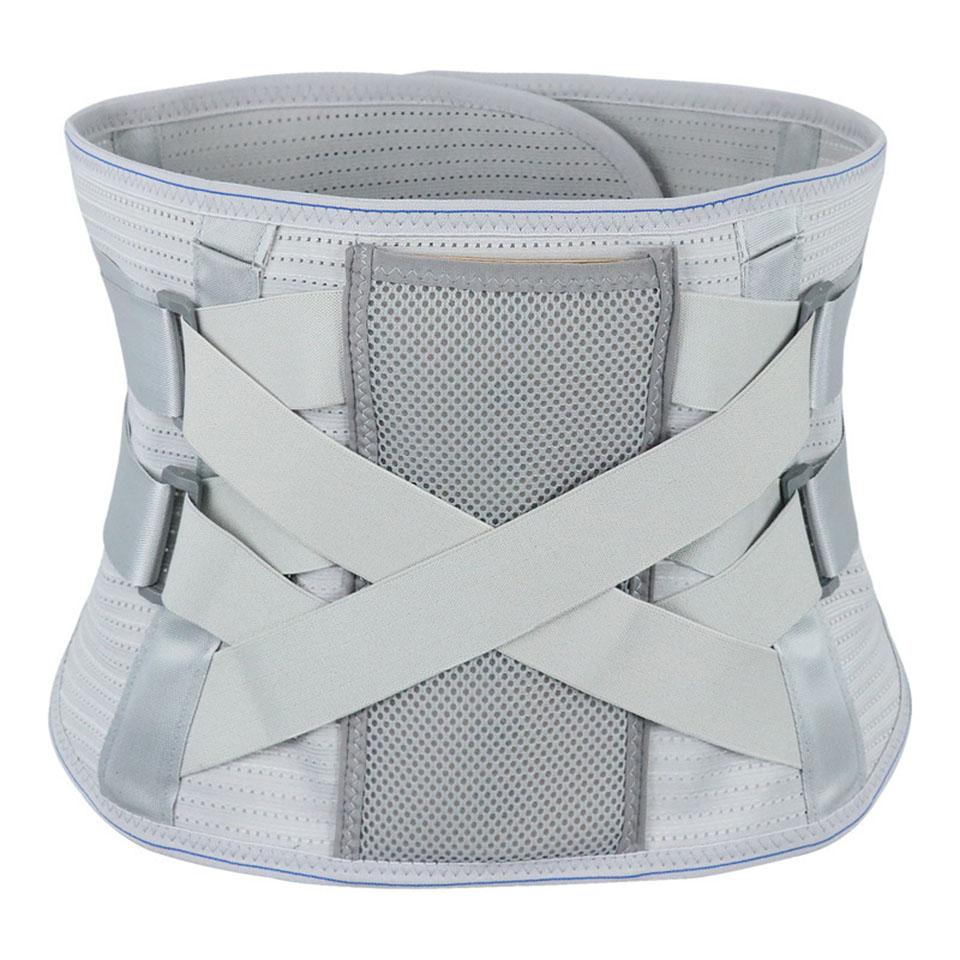 Sports Waist Protection Warmth Breathable Lumbar Fixation Belt Imitation Vertebra Wider Steel Plate Support Men Women