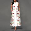 2025 New Fashion Trend Dresses Spring Summer Printed Waist Dresses Fashion Women's
