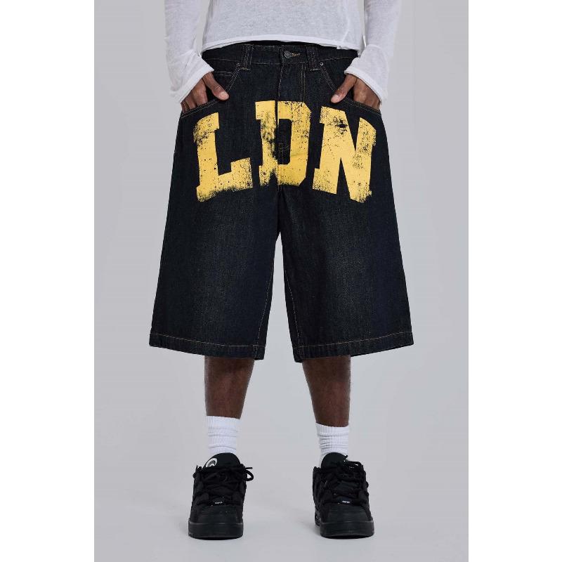 European And American Style New Washed Jeans Men'S And Women'S Retro High Street Straight Trousers Ins
