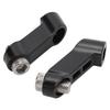 Pair of Motorcycle Mirror Mount Riser M10x1.25 RH LH Rearview Side Mirror Extender Adapter