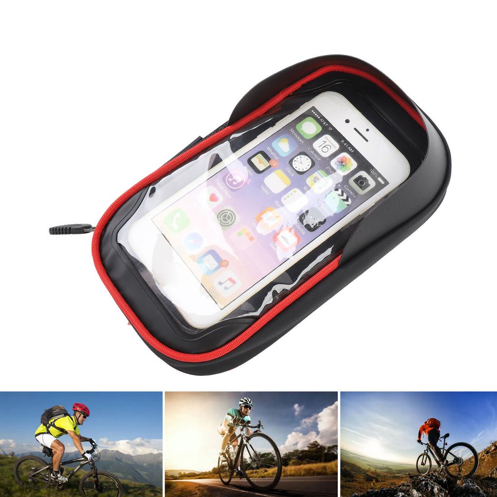 Cycle Phone Front Frame Bag Water Proof 360 degrees Rotation Front Design Cycle Phone Holder Case