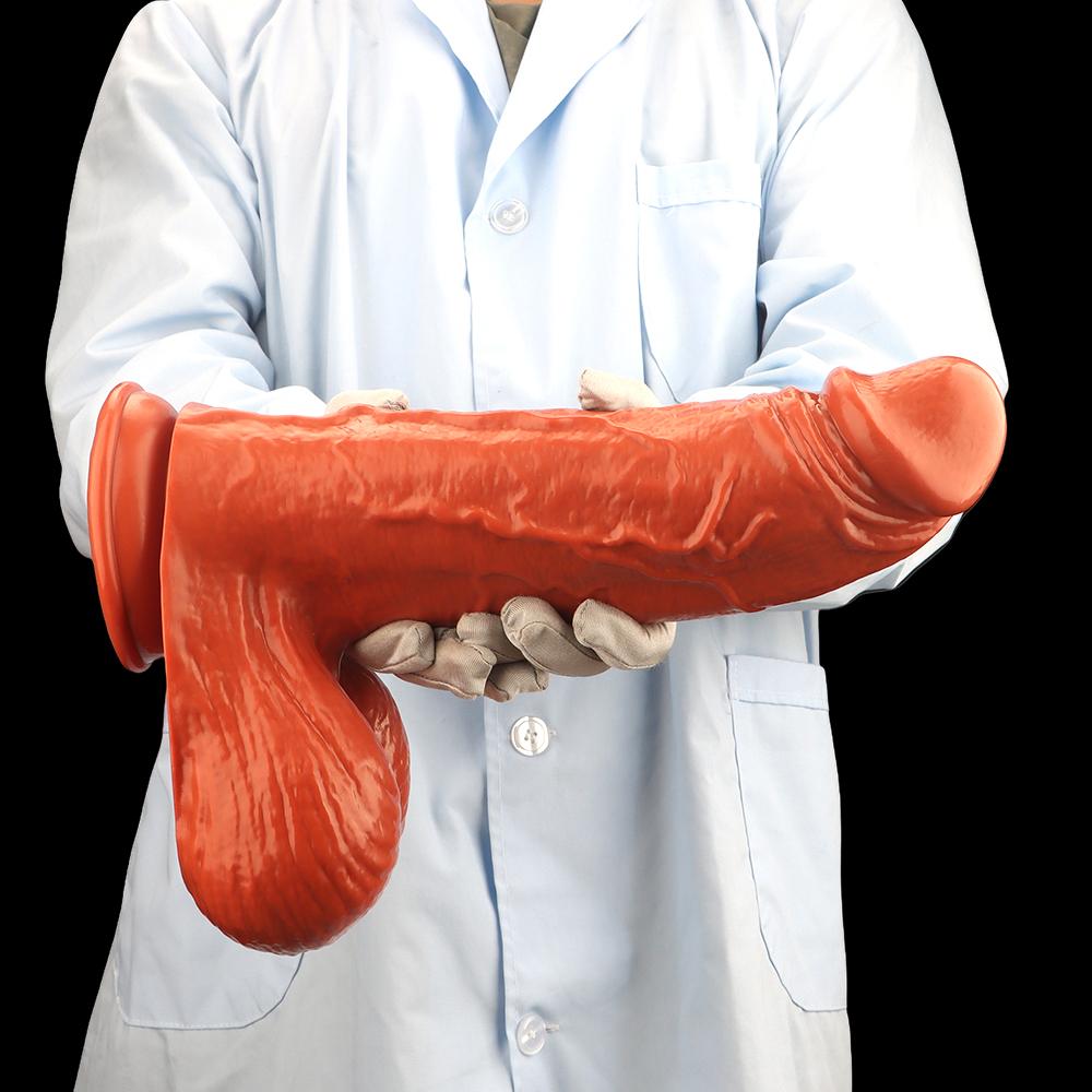 32*8cm Bardzo Duże Długie Realistyczne Dildo Korek Analny Masturbator Fisting Zabawka Seksualna dla Mężczyzn i Kobiet Pasek na Penisa Duży Dick