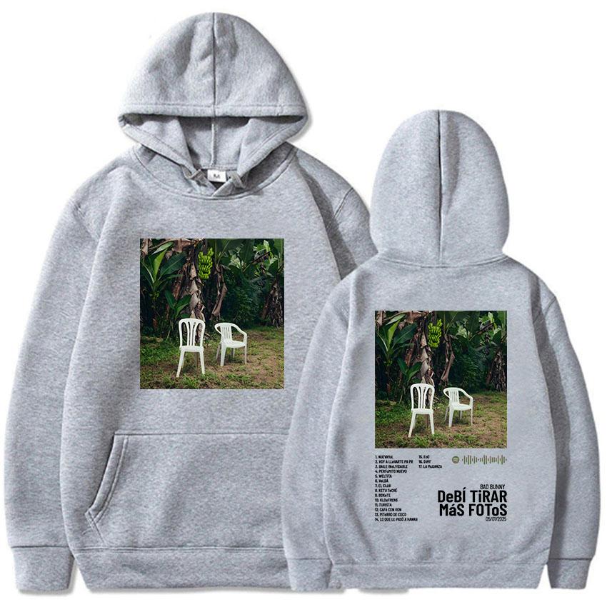 Women Clothes Bad Bunny DTMF Debí Tirar Más Fotos Hoodies 2025 Album Printing Sweatshirts Winter Casual Sudaderas Para Mujer