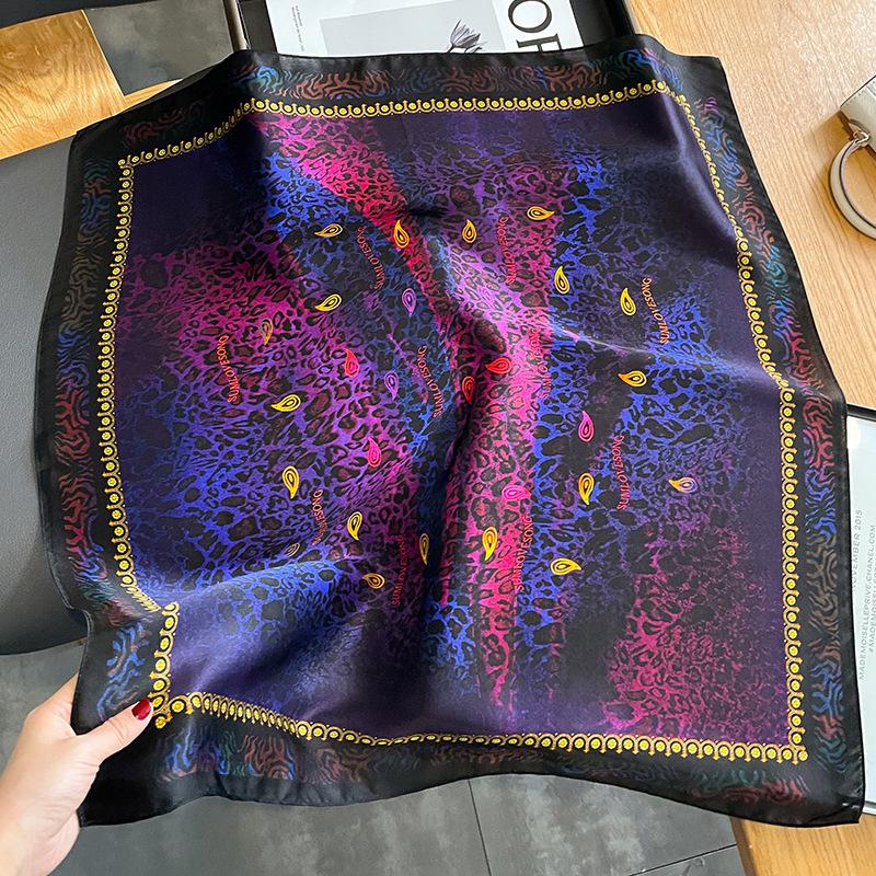

Meier Silk scarf - women s autumn/winter korean style fashionable elegant mulberry silk 70cm square scarf 70*70cm