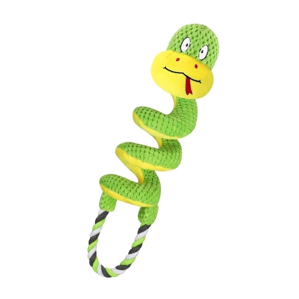 

Built-in Squeak Maker Squeaky Dog Toy Tear Resistant Puppy Tug of War Toys Dog Chew Toy Small Dogs