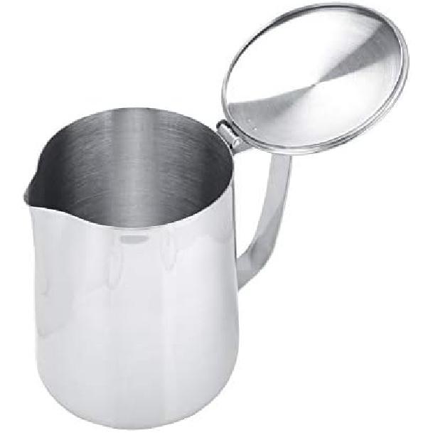 Milk Frothing Pitcher 350ml 600ml 900ml 1500ml 2000m(12oz 20oz 32oz 50oz 66oz) Steaming Pitchers Stainless Steel Milk Coffee Cappuccino Latte Art