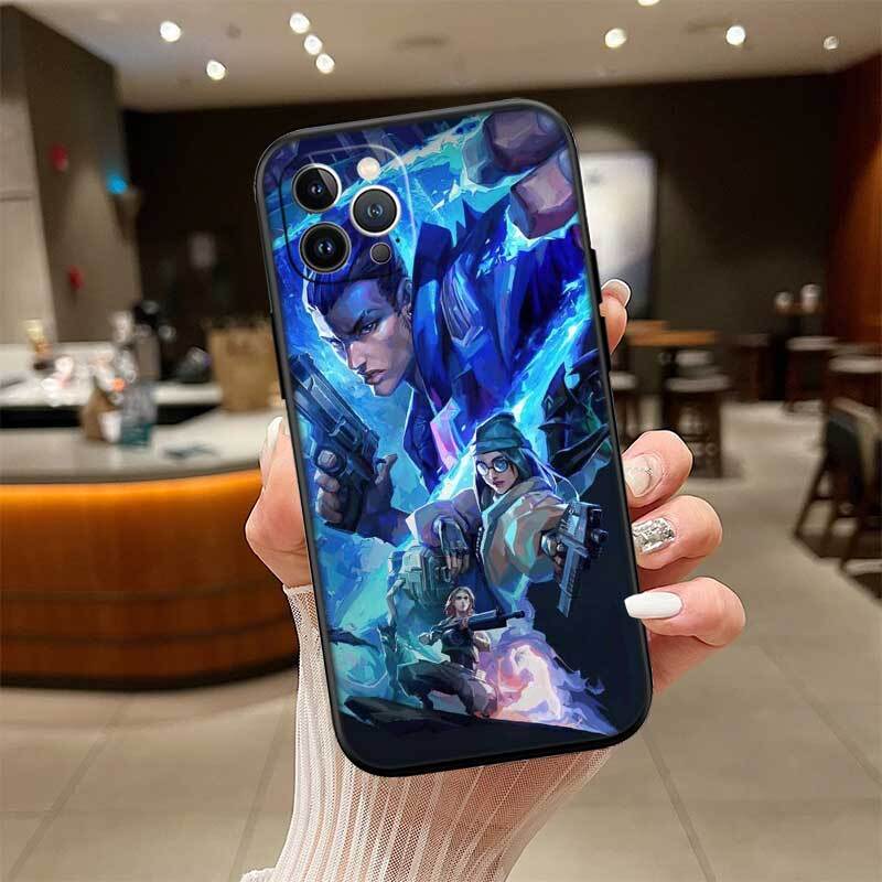 V-VALORANT Phone Case for Redmi Note 12 12S 12C 13 13C 13R 14 14S 14R 14C 11A 13X A3 A3X A4 A5 Pro Max Plus