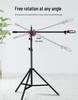 Adjustable Desktop Tripod with Fill Light for Top-Down Live Streaming, Photography, and Video Recording