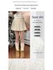 Influencer-Style High-Waist Pleated A-Line Skirt with Sweet Bow Tie for Women - Autumn/Winter