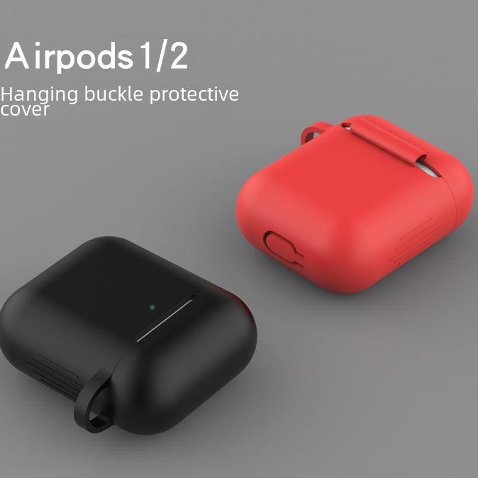 Silicone Protective Cover for Apple AirPods 1/2 - Universal Wireless Earphone Case