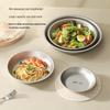 Pure Titanium Round Camping & Dinner Plate, 21cm