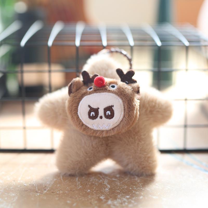 Star Doll Plush Keychain Pp Cotton Fill Backpack Decor For Kids Teens