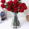 Clear Transparent Plastic Vase Flowers Vase Container Anti Drop Imitation Crystal Vase Creative Home Decoration Practical Modern