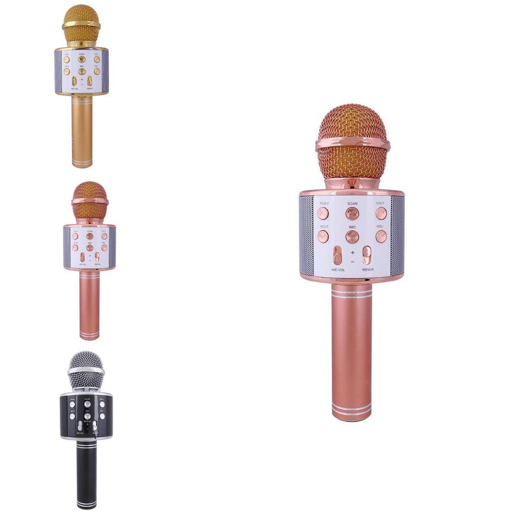 Wireless Bluetooth Microphone Handheld Ktv Mini Portable Speaker Usb Player For Home And Ktv Use
