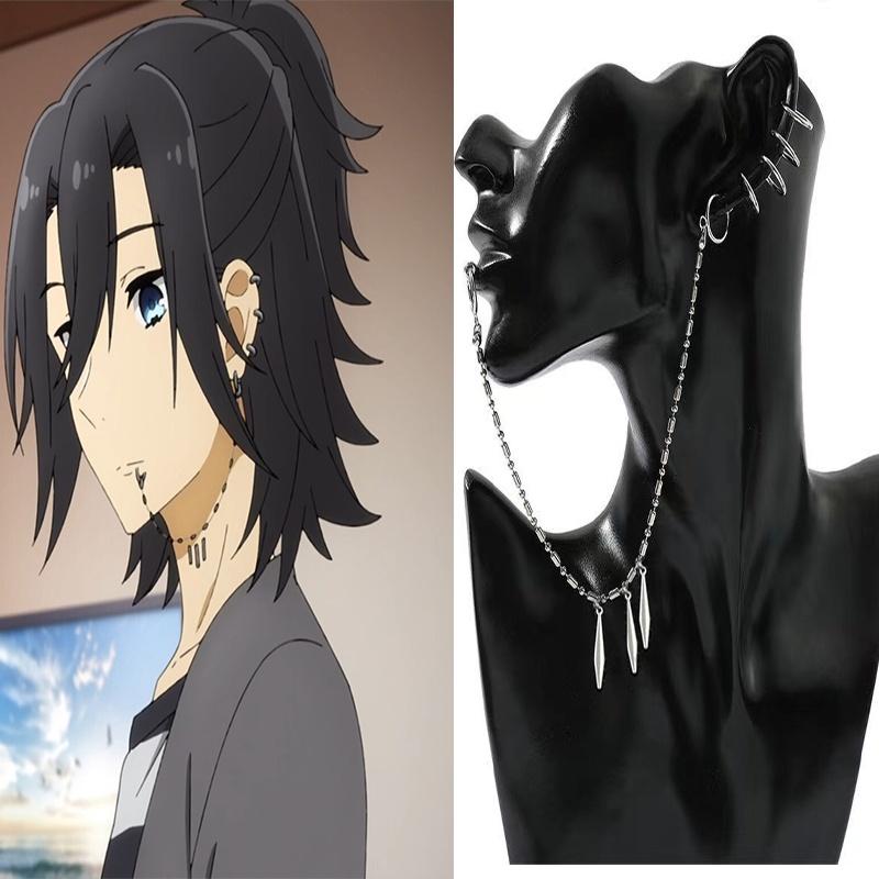 Horimiya Miyamura Anime Izumi Earrings Cosplay Prop Fashion Gifts Jewelry